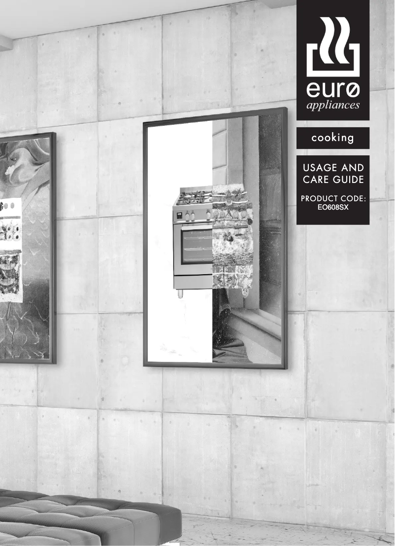 Page 1 de la notice Manuel utilisateur Euro Appliances EO608SX