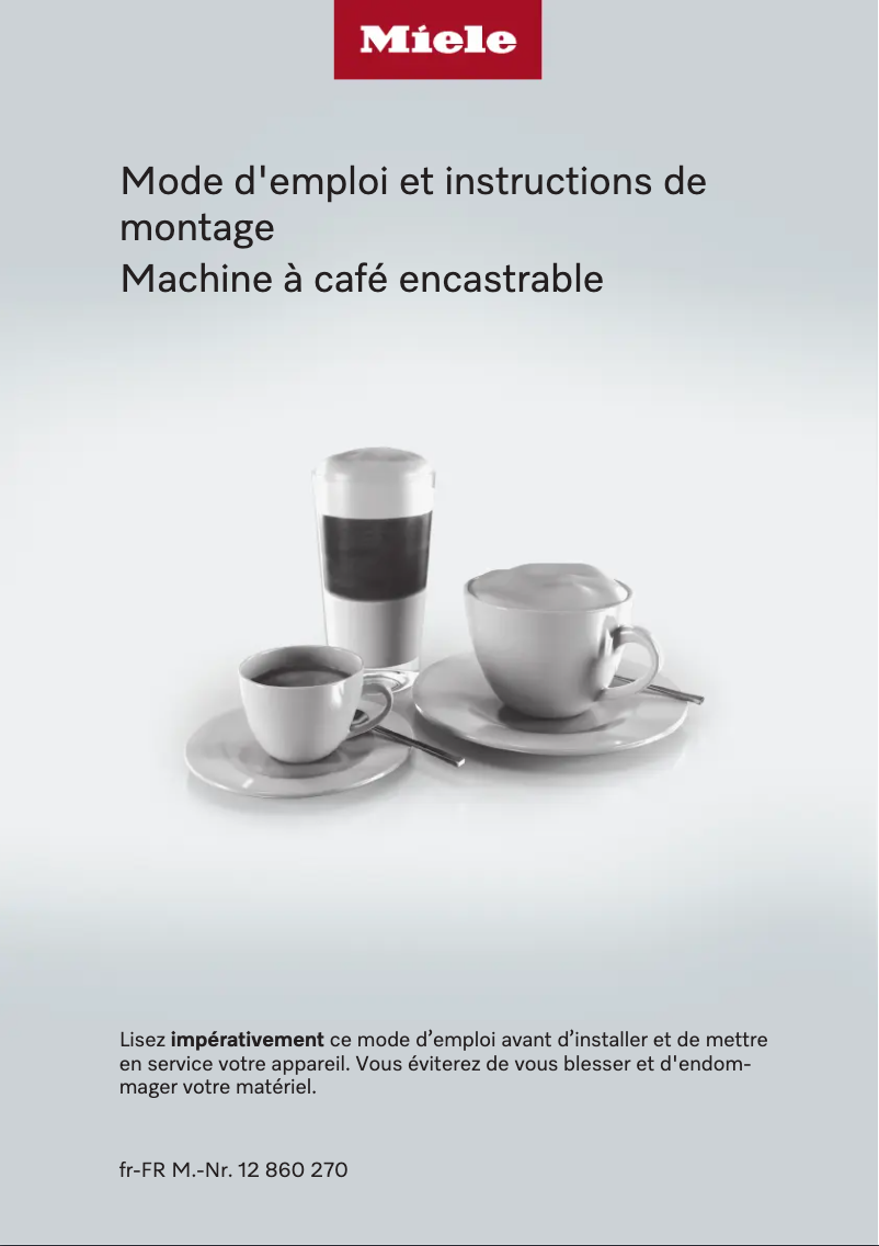 Página 1 del manual Manual de usuario Miele CVA 7445