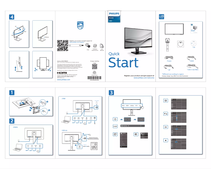 Image de la première page du manuel de l'appareil B Line 278B1