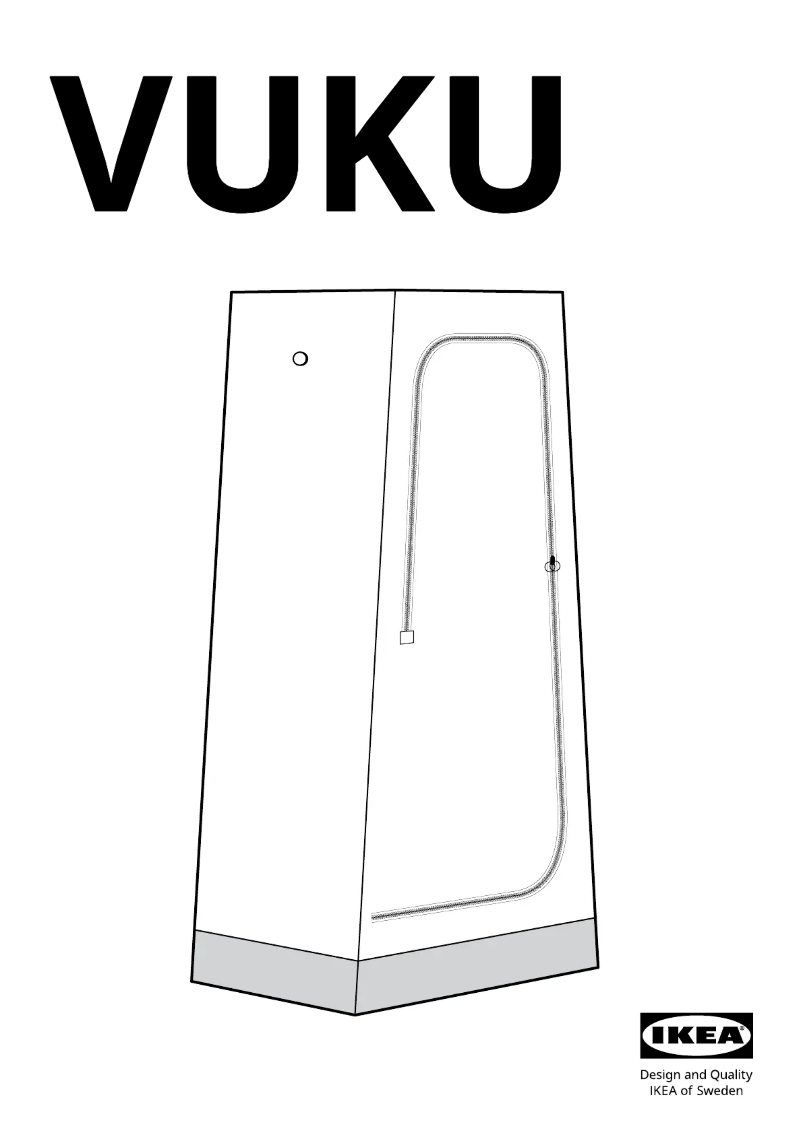 Page 1 de la notice Manuel utilisateur Ikea VUKU 103.393.31