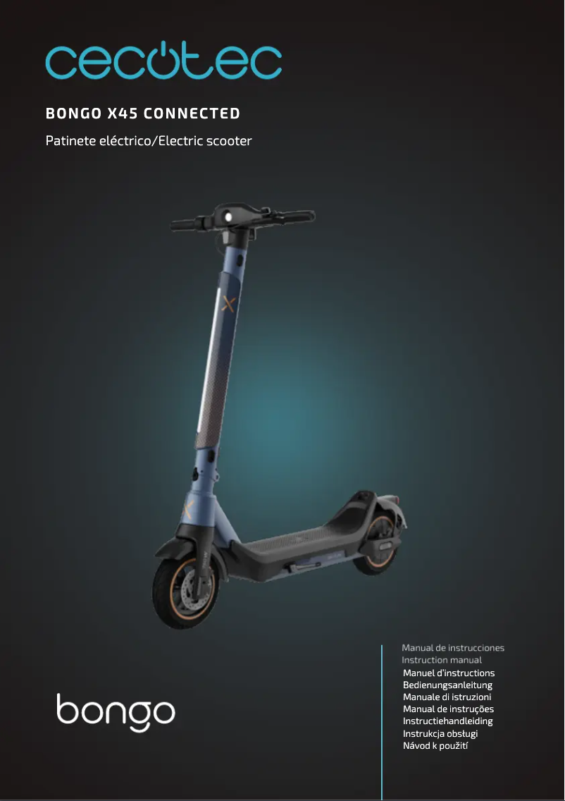 Page 1 de la notice Manuel utilisateur Cecotec Bongo X45 Connected