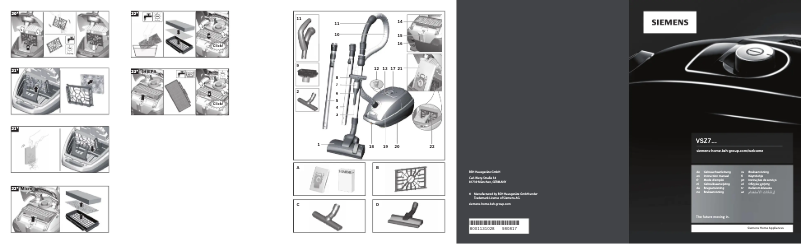 Página 1 del manual Manual de uso y mantenimiento Siemens VSZ7A400