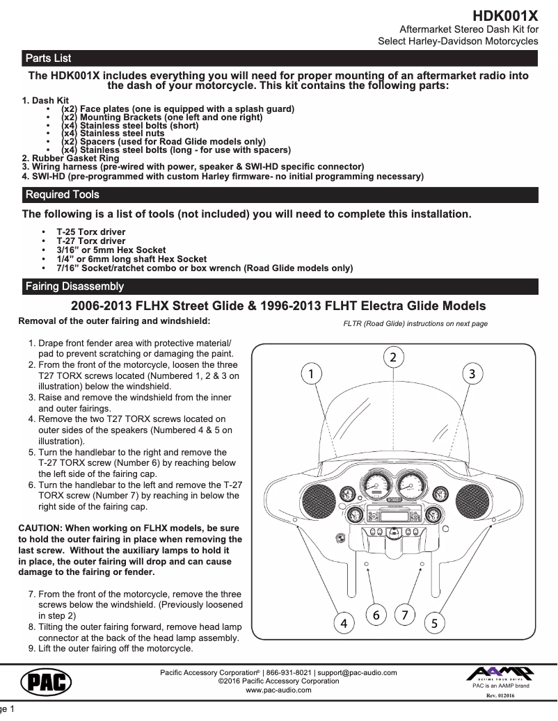 Page 1 de la notice Manuel utilisateur PAC HDK001X