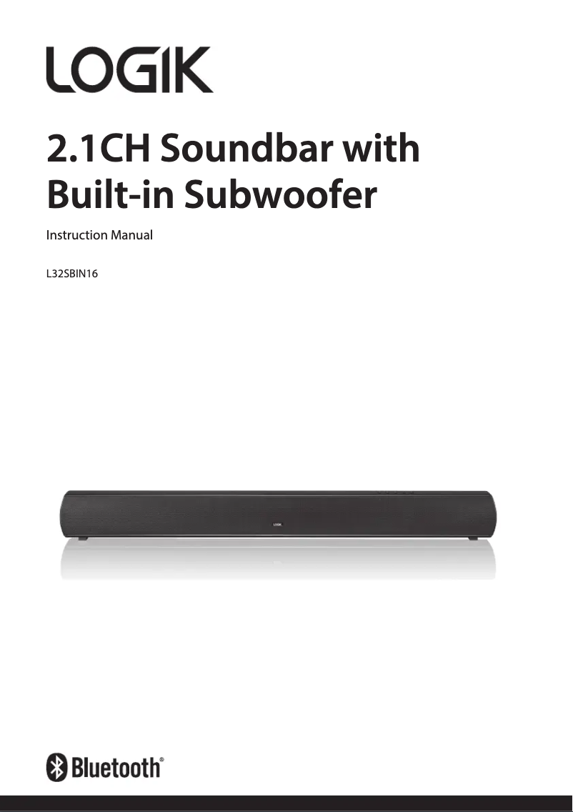Page 1 of the manual User Manual Logik L32SBIN16