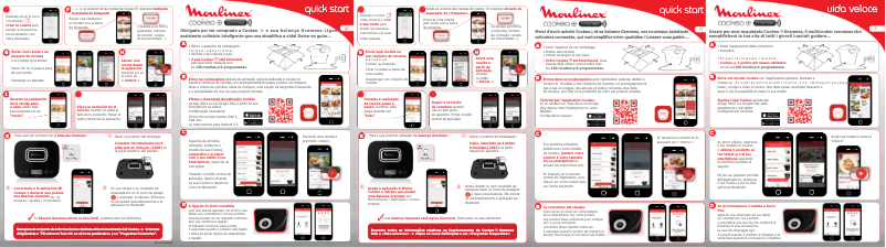 Page 1 de la notice Guide de démarrage rapide Moulinex Cookeo CE859800
