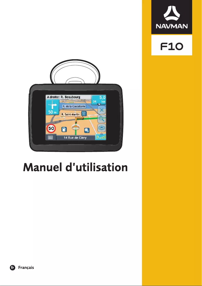 Image de la première page du manuel de l'appareil F10