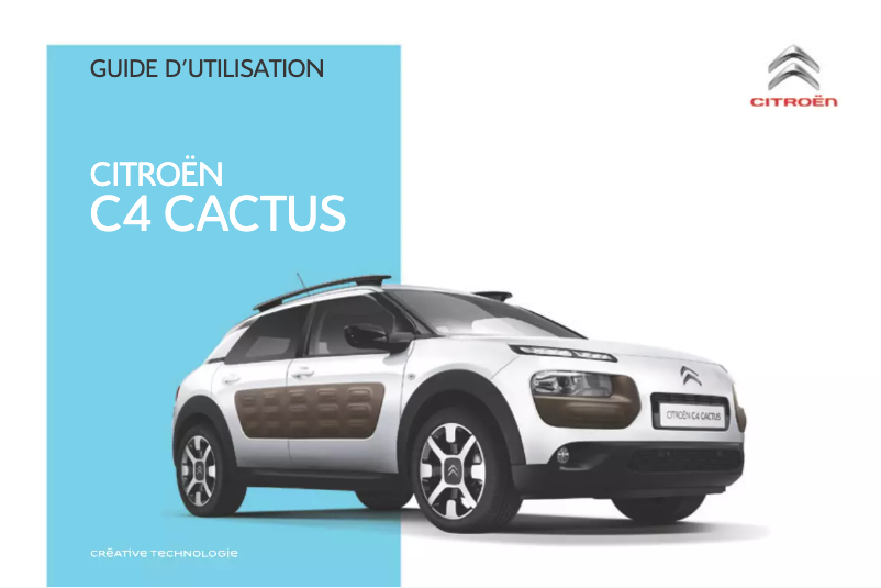 Page 1 de la notice Manuel utilisateur Citroën C4 Cactus (2016)