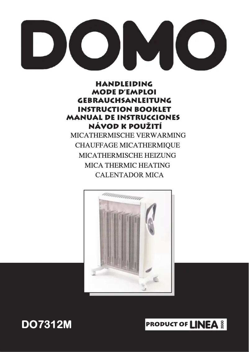 Page 1 de la notice Manuel utilisateur Domo DO7312M