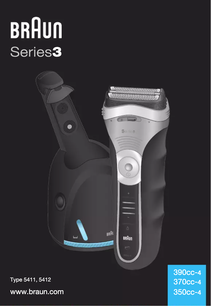 Page 1 de la notice Manuel utilisateur Braun Series 3 370cc-4