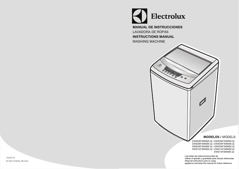 Página 1 del manual Manual de usuario Electrolux EWIE10F3MMG
