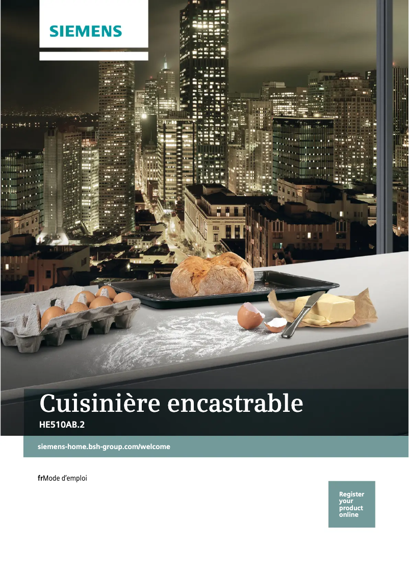 Page 1 de la notice Manuel utilisateur Siemens HE510ABR2