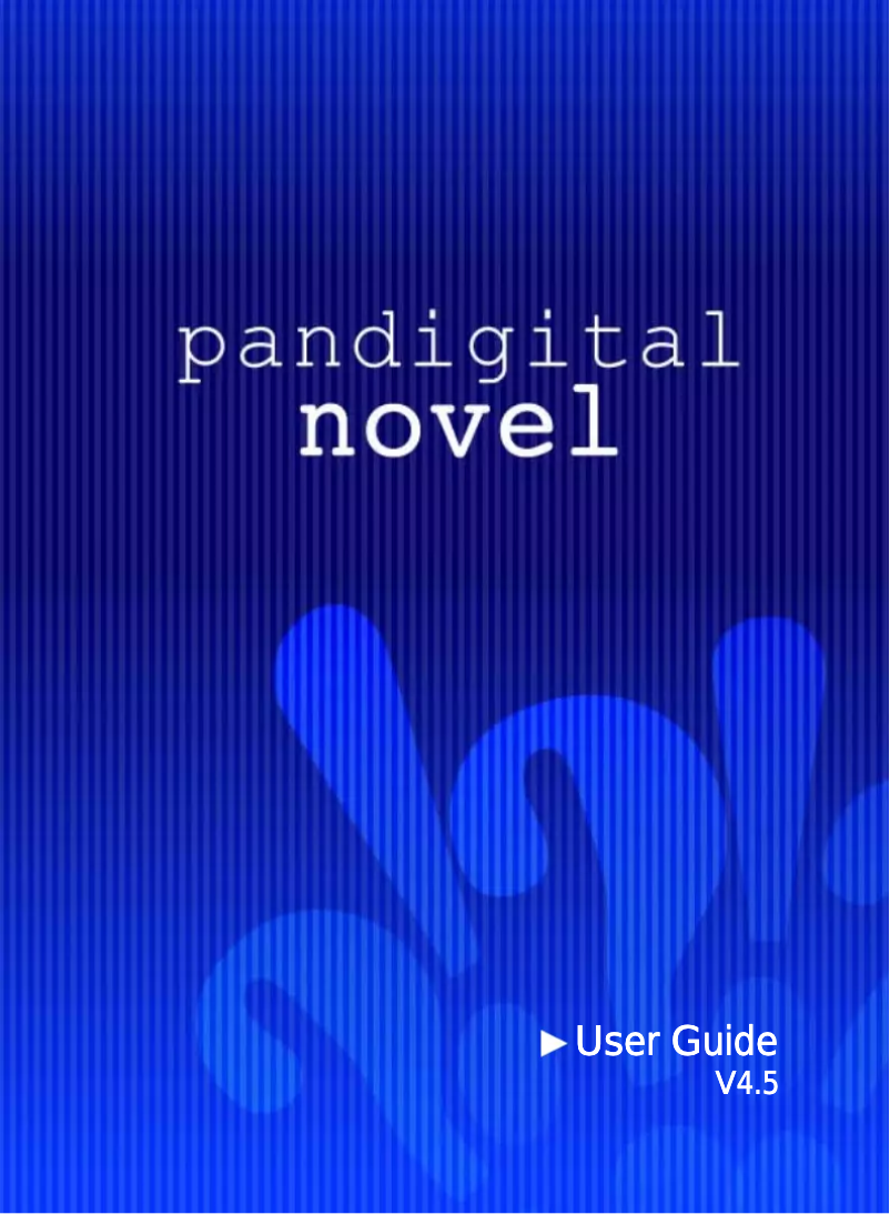 Página 1 del manual Manual de usuario Pandigital Novel