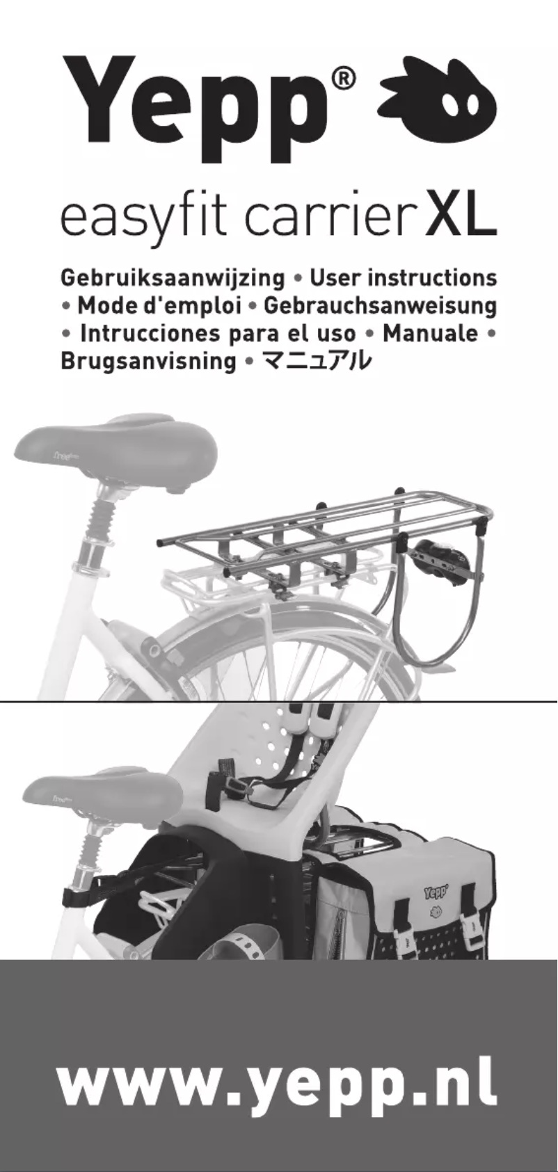 Página 1 del manual Manual de usuario Thule Yepp Maxi EasyFit Carrier XL