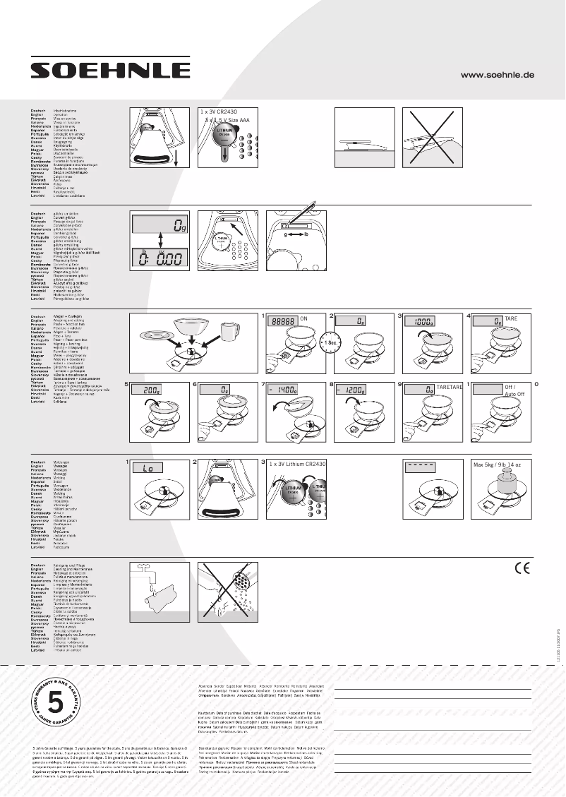 Page 1 de la notice Manuel utilisateur Soehnle Cyber 66503 4