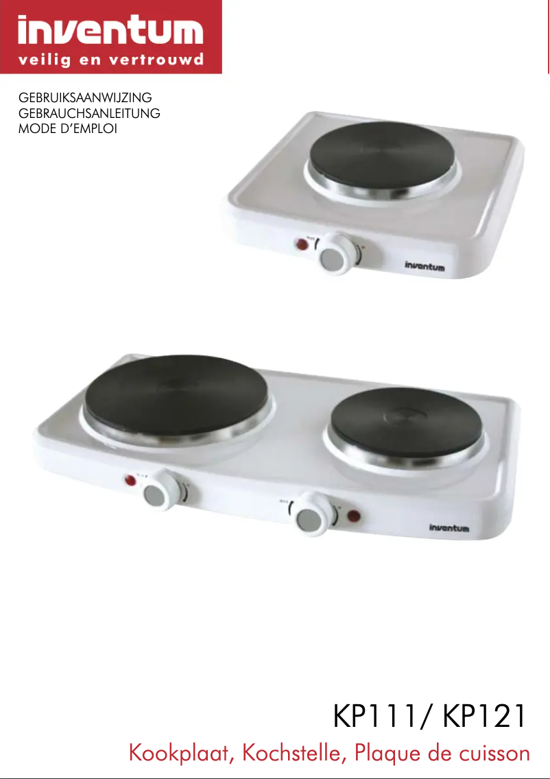 Page 1 de la notice Manuel utilisateur Inventum KP111