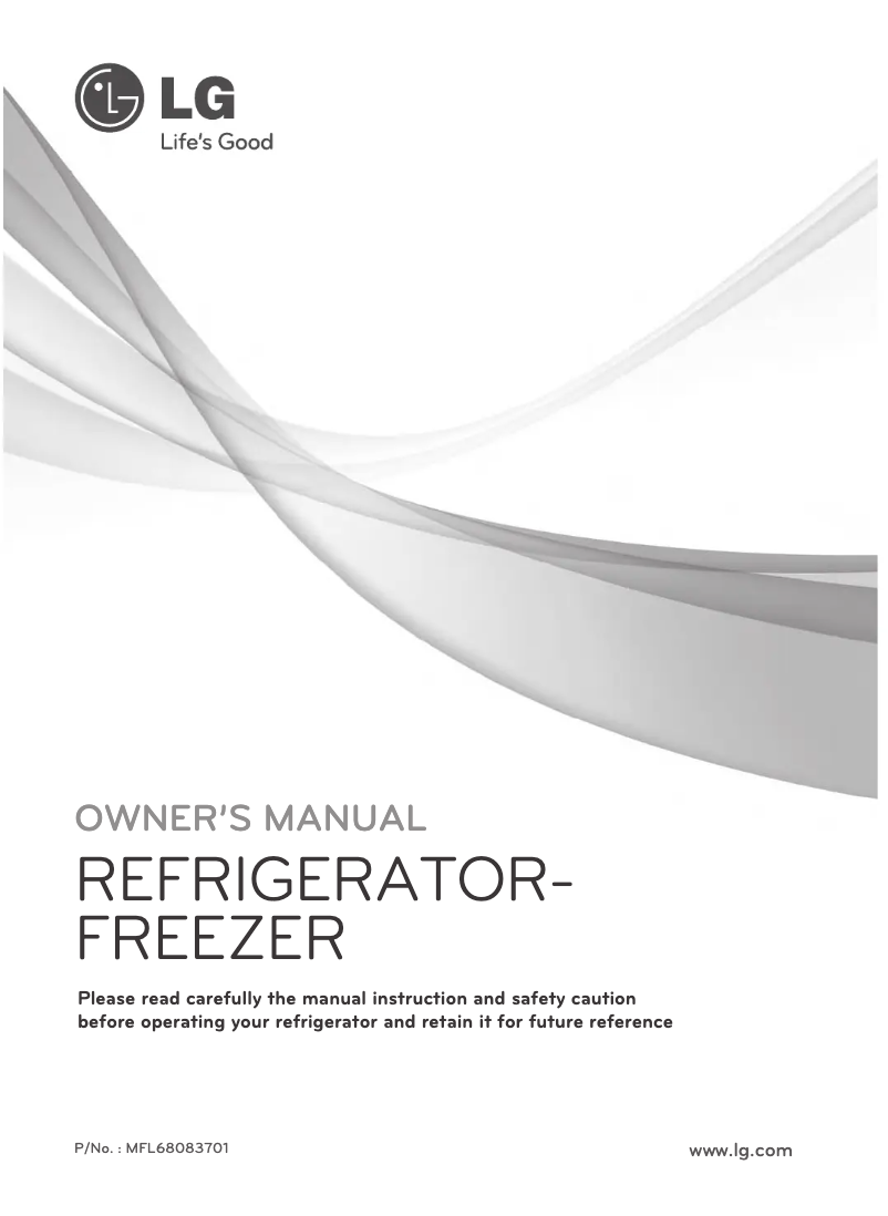 Page 1 de la notice Manuel utilisateur LG GN-450UWL