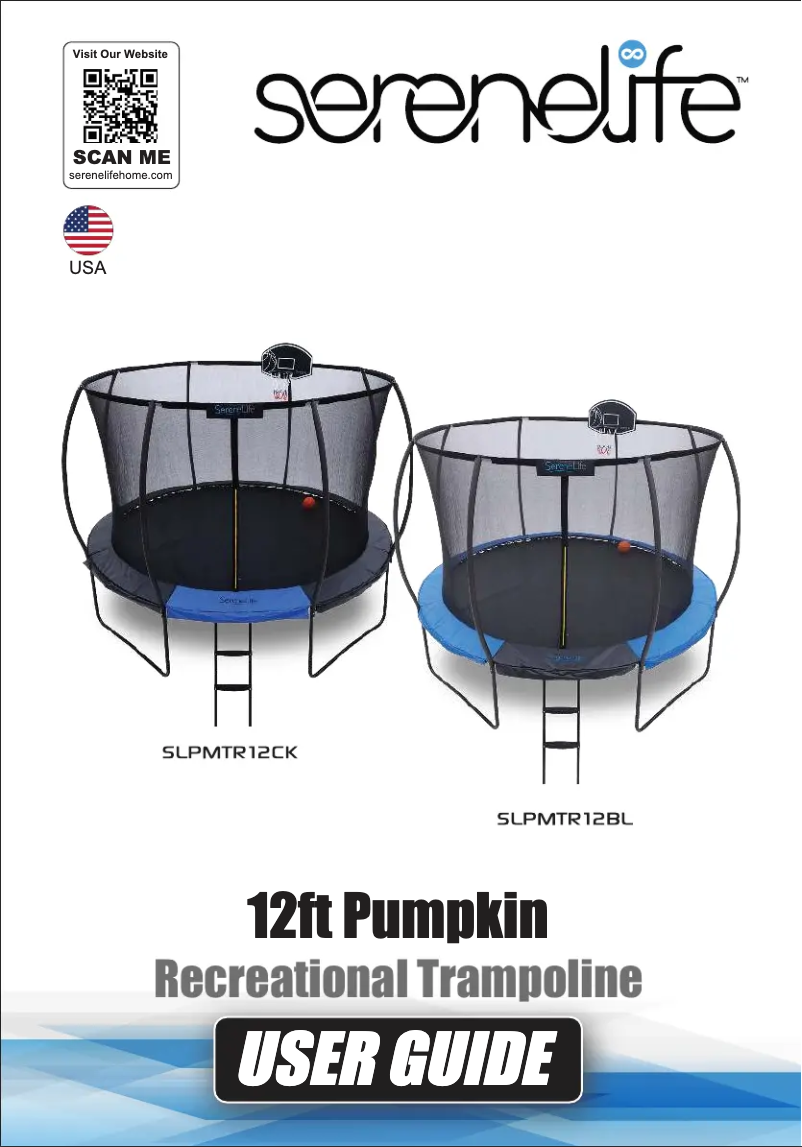 Page 1 de la notice Manuel utilisateur SereneLife SLPMTR12BL