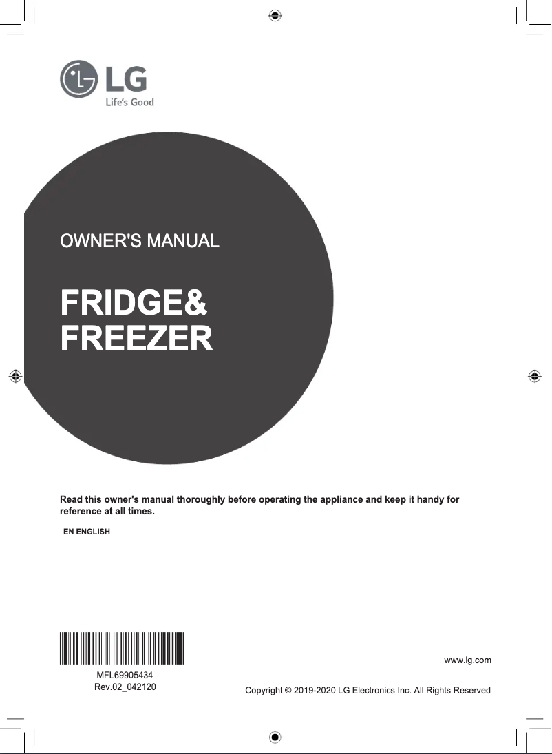 Page 1 de la notice Manuel utilisateur LG GS-VB680PL