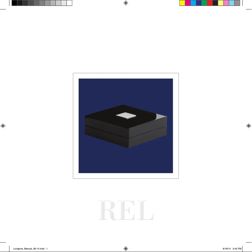 Page 1 de la notice Manuel utilisateur REL Acoustics Longbow Wireless