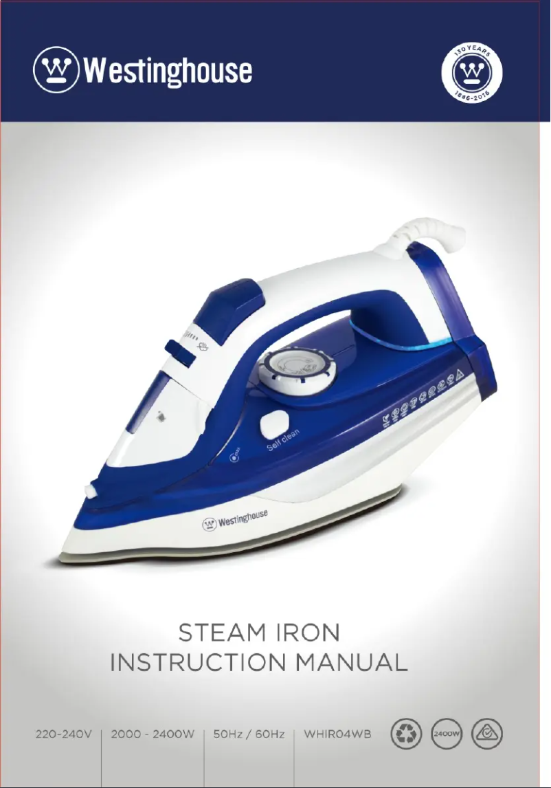 Página 1 del manual Manual de usuario Westinghouse WHIR04WB