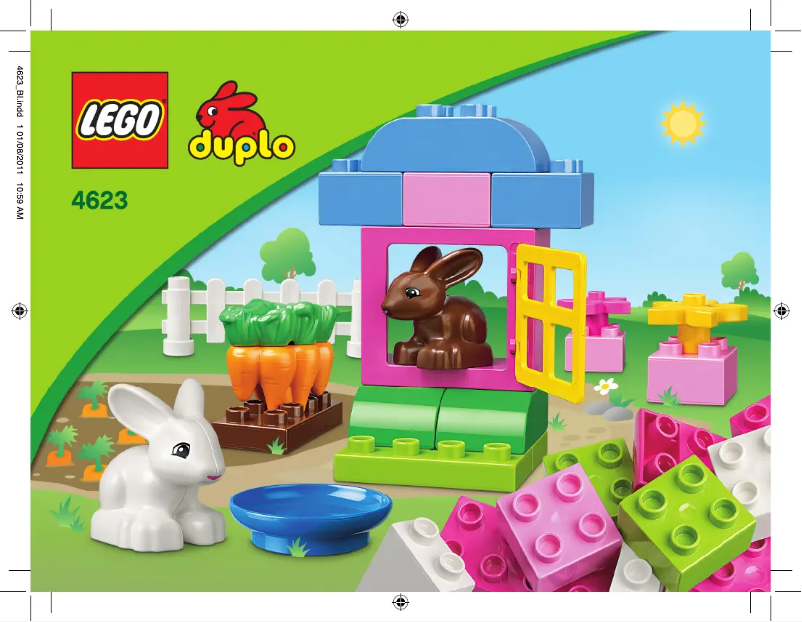 Page 1 de la notice Manuel utilisateur Lego Duplo 4623