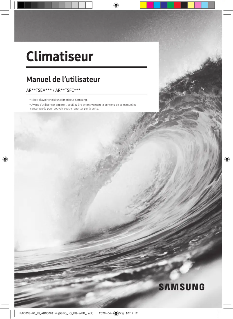 Página 1 del manual Manual de usuario Samsung AR18ASCAFWK/JO