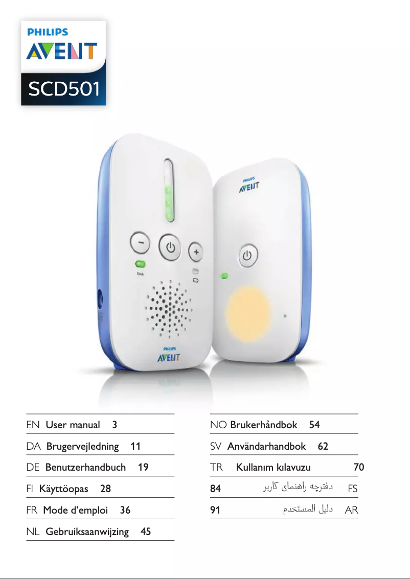 Página 1 del manual Manual de usuario Philips SCD501