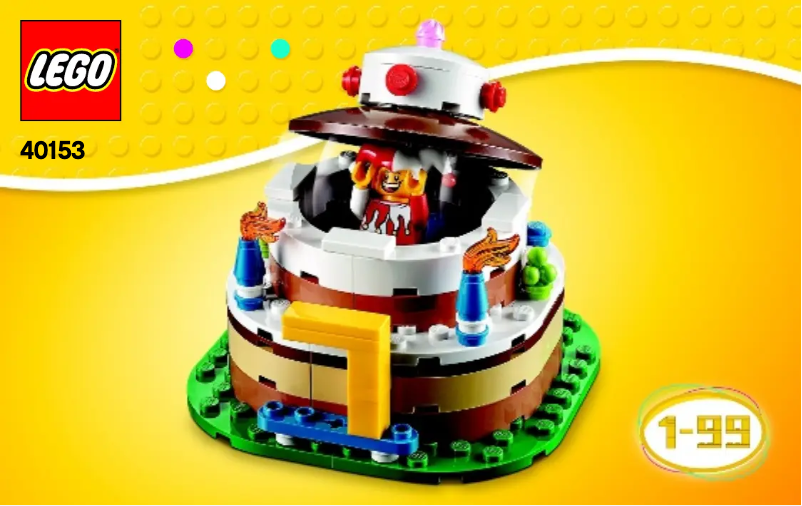 Page 1 de la notice Manuel utilisateur Lego Iconic 40153