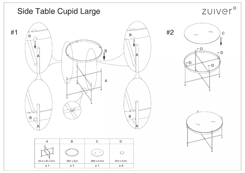 Página 1 del manual Manual de usuario Zuiver Cupid Large
