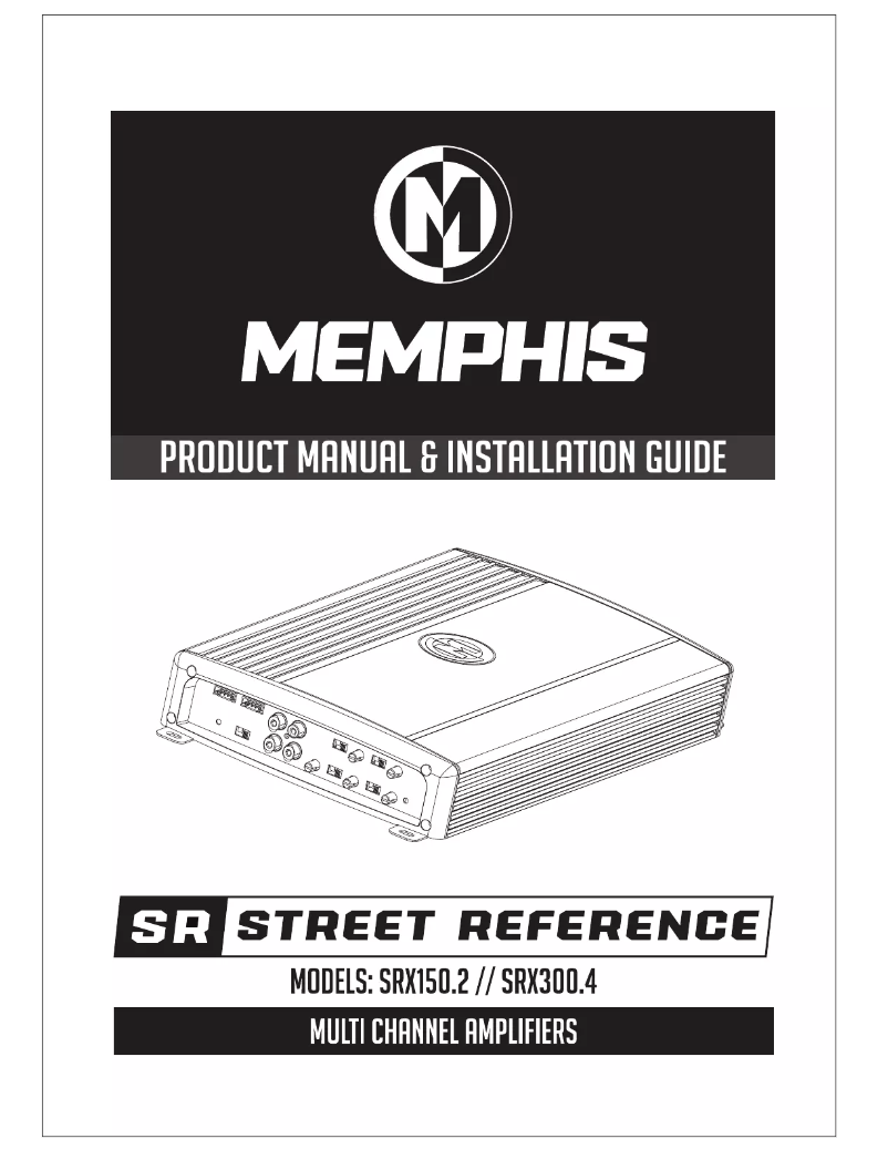Page 1 de la notice Manuel utilisateur Memphis Audio SRX300.4
