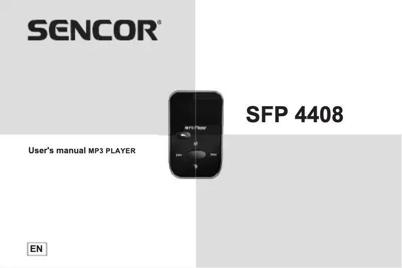 Página 1 del manual Manual de usuario Sencor SFP 4408
