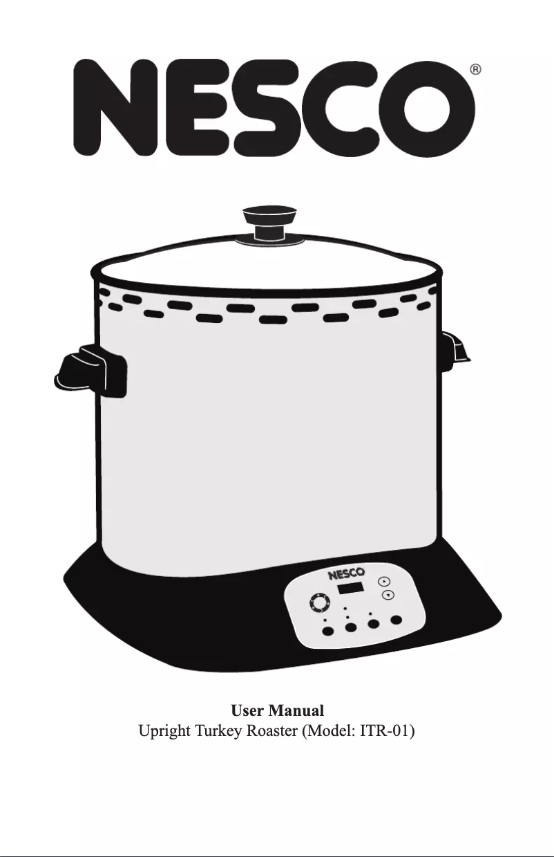 Page 1 de la notice Manuel utilisateur Nesco ITR-01