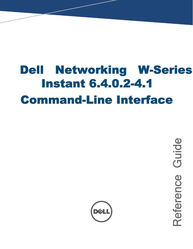 Page 1 of the manual User Manual Dell W-IAP155