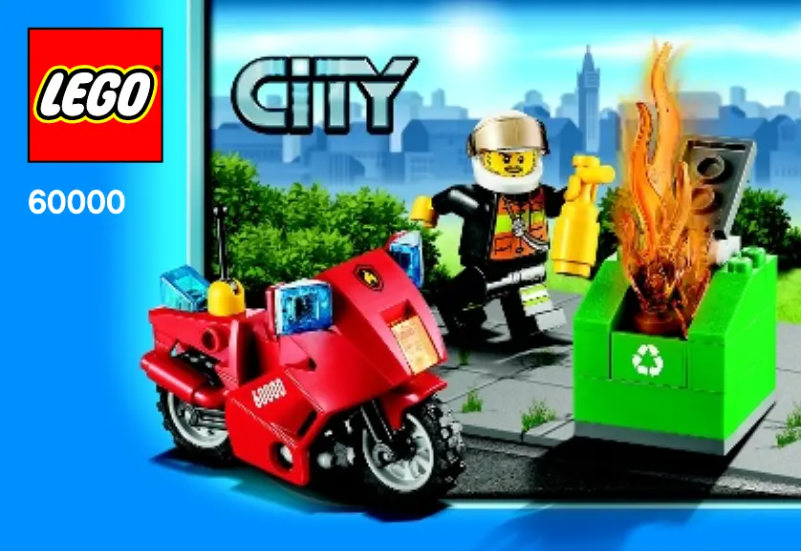 Page 1 de la notice Manuel utilisateur Lego Fire Motorcycle