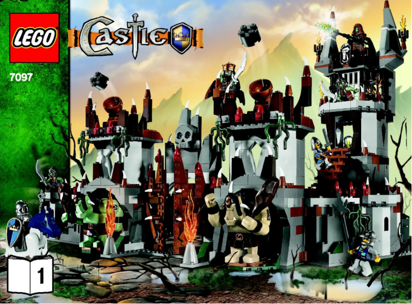 Page 1 de la notice Manuel utilisateur Lego Trolls' Mountain Fortress