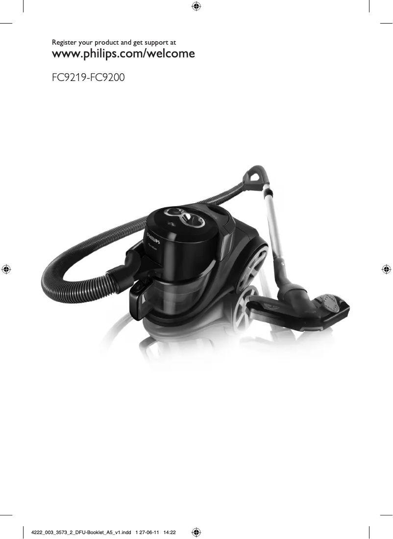 Page n°1 - Manuel utilisateur Philips Marathon FC9218