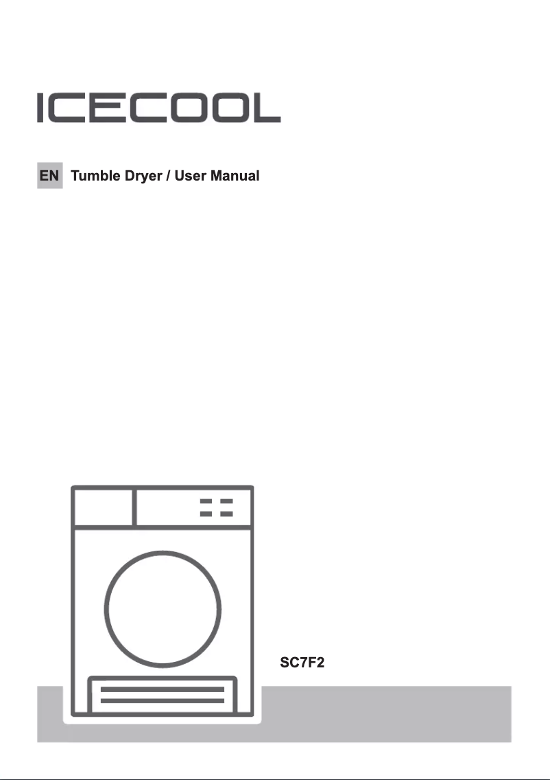 Page 1 de la notice Manuel utilisateur Icecool SC7F2