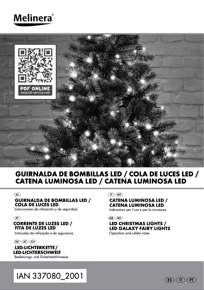 Page 1 de la notice Manuel utilisateur Melinera HG05412A