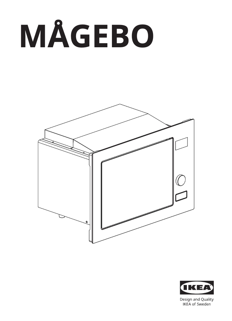 Page 1 de la notice Manuel utilisateur Ikea MÅGEBO 305.570.59