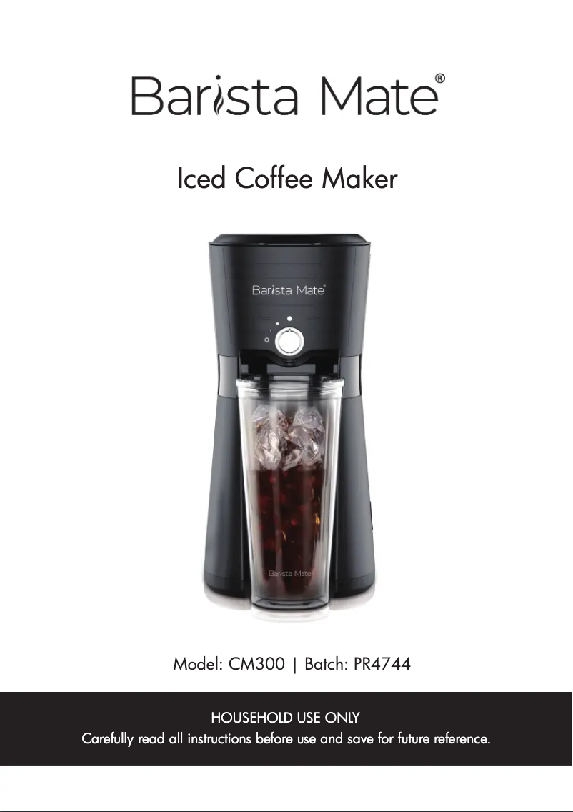 Page 1 de la notice Manuel utilisateur Healthy Choice CM300