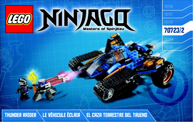 Página 1 del manual Manual de usuario Lego Ninjago 70723