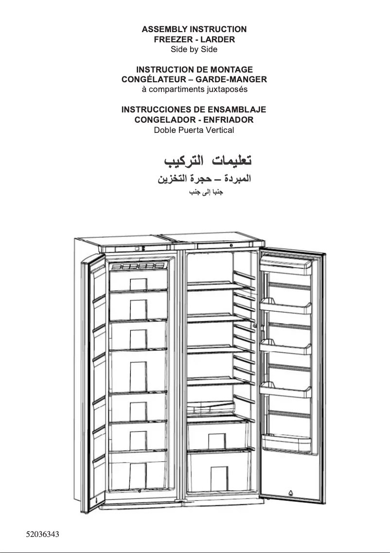 Page 1 of the manual User Manual Smeg REFLK