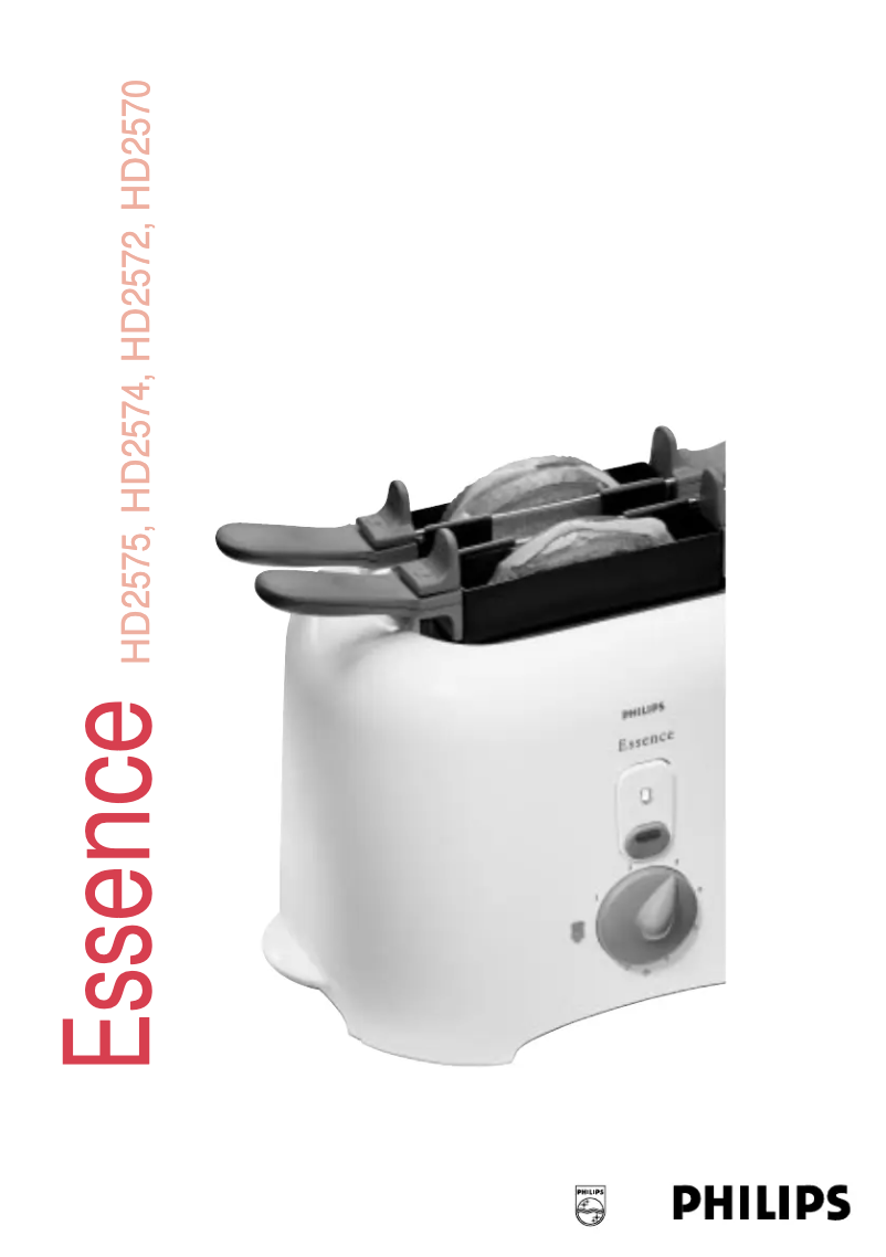 Page n°1 - Manuel utilisateur Philips Essence HD2572