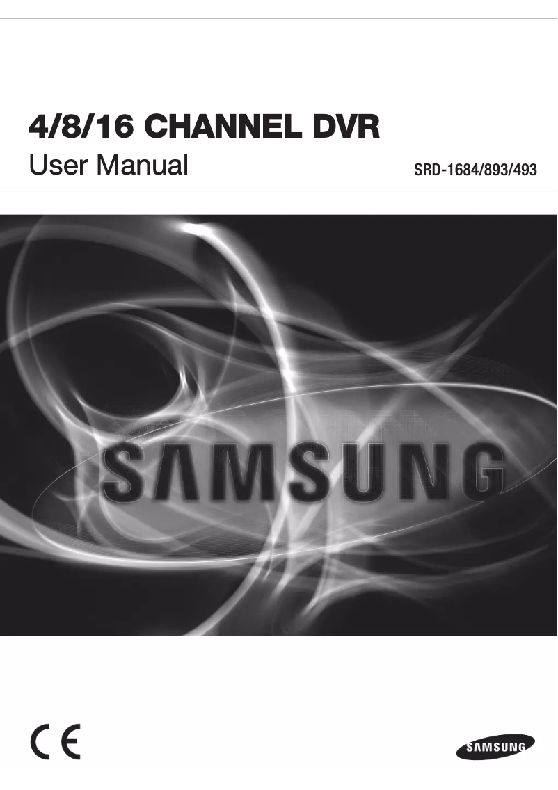 Page 1 of the manual User Manual Hanwha SRD-893