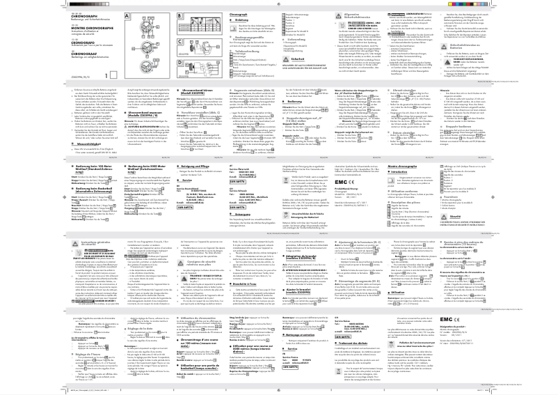 Page 1 de la notice Manuel utilisateur Auriol Z30299D