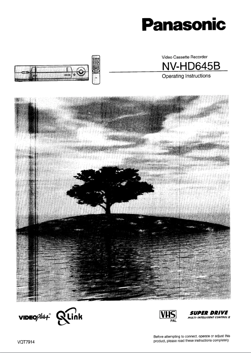 Página 1 del manual Manual de usuario Panasonic NV-HD645B