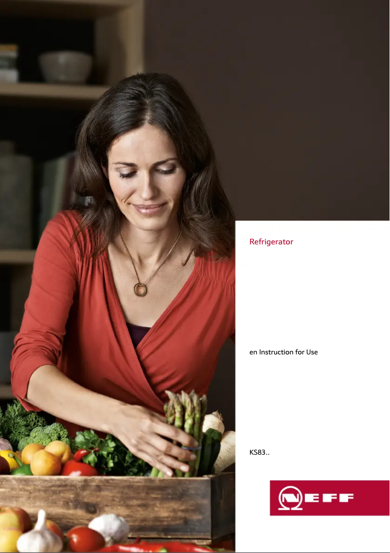 Page 1 de la notice Manuel d'utilisation et d'entretien Neff KS8348I30W