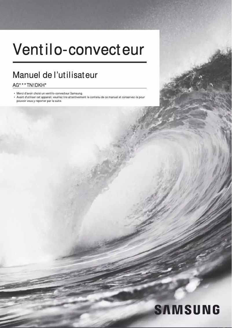 Página 1 del manual Manual de usuario Samsung AG026TN1DKH