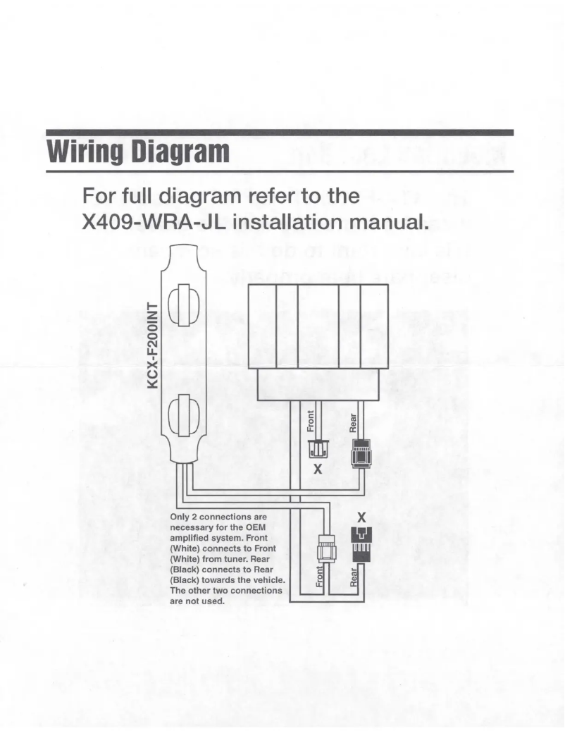 Page 1 de la notice Manuel utilisateur Alpine KCX-F200INT
