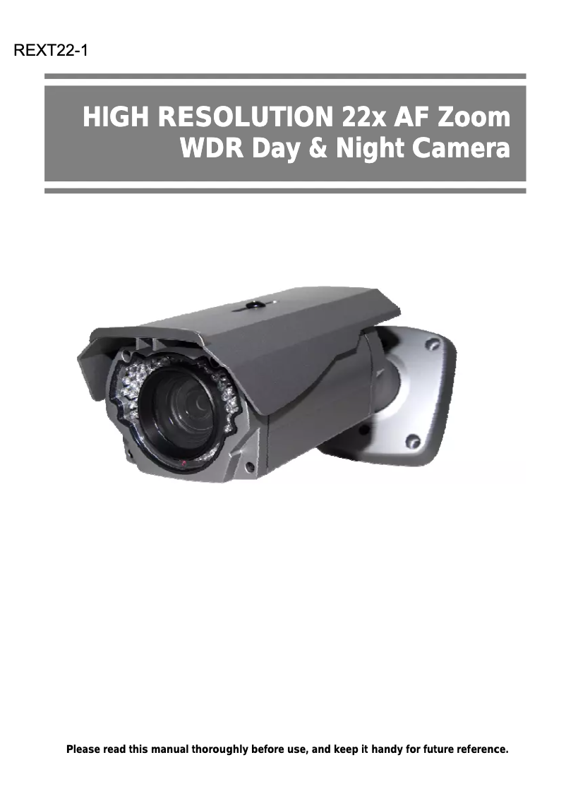 Page 1 de la notice Manuel utilisateur REVO REXTZ22-1